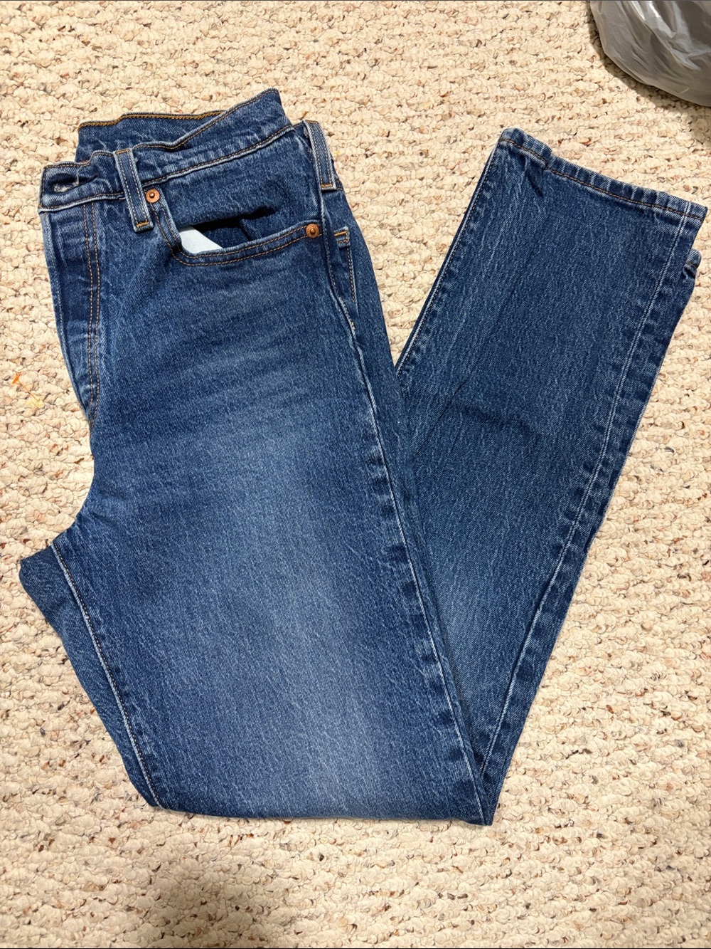 Levi's Men's Straight Jeans - Dark Blue Wash